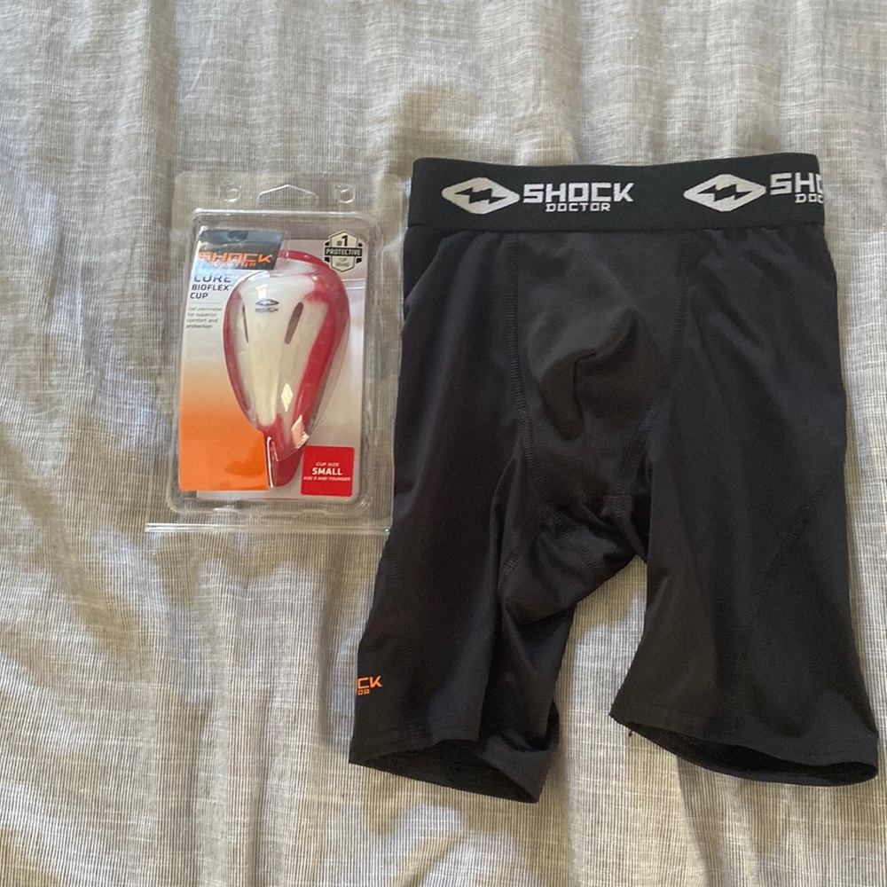 Shock doctor underwear and cup